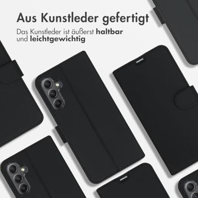Accezz Wallet Softcase Bookcase Samsung Galaxy A15 (5G/4G) Telefoonhoesje Zwart - thumbnail