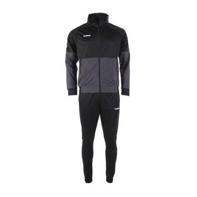 hummel Authentic Full-Zip Trainingspak Kids Zwart Grijs