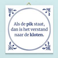 Tegeltje Als de pik staat - thumbnail