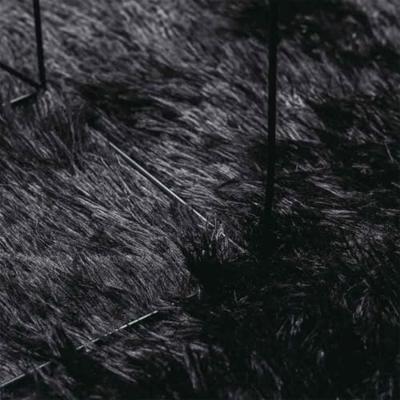 Hoogpolig vloerkleed NAVARRA 160x230 cm polyester zwart Hoogpolig vloerkleed NAVARRA 160x230 cm polyester zwart