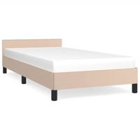 Bedframe met hoofdeinde zonder matras Cappuccino 80x200 cm - thumbnail