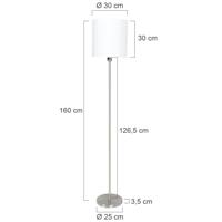 Mexlite Vloerlamp noor 1564st staal - thumbnail