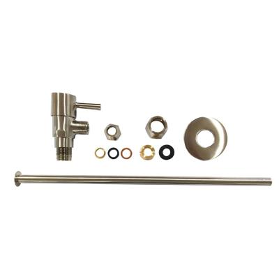 Riko Universele toiletkraan-aansluitset in blister geb.staal