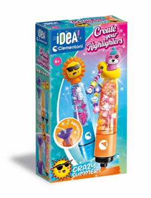 Clementoni idea maak je eigen markeerstiften - crazy summer - thumbnail