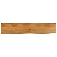 Tafelblad met natuurlijke rand 140x30x2,5 cm massief mangohout - thumbnail