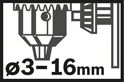 Bosch Accessoires Tandkransboorhouders tot 16 mm 3 - 16 mm, 5/8" 16 1st - 1608571056