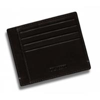 Dal Negro pashouder Rfid 11 x 9 cm leer donkerbruin - thumbnail