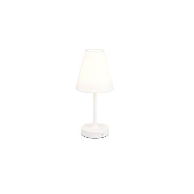 Trio TafellampjeKenny wit met wit kapje - R53621101