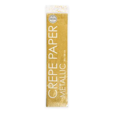 Globos Metallic crepepapier goud, 50x150cm