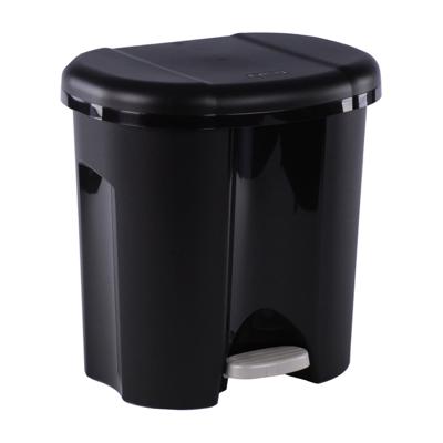 Rotho duo pedaalemmer 2x10l zwart