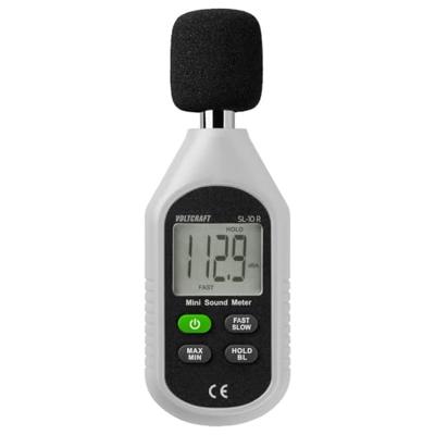 VOLTCRAFT Decibelmeter SL-10 R 30 - 130 dB 31.5 Hz - 8 kHz Behuizing van gerecycleerd granulaat VOLTCRAFT Decibelmeter SL-10 R 30 - 130 dB 31.5 Hz - 8 kHz Behuizing van gerecycleerd granulaat