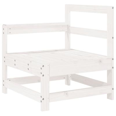6-delige Loungeset massief grenenhout wit - thumbnail