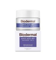 Biodermal Anti Age 40+ Dagcrème met hyaluronzuur en vitamine C - met SPF15 - thumbnail