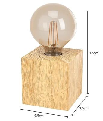 Eglo TafellampPrestwick 2 Licht hout - 43733