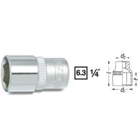 HAZET Dopsleutel 850-14 · 1/4 inch (6,3 mm) vierkant hol · Buiten-zeskant-tractieprofiel · SW 14 mm - thumbnail