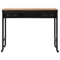 Wandtafel 100x33,5x80 cm MDF en vurenhout - thumbnail