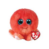 TY teeny puffies octopus knuffel sheldon 10 cm - thumbnail