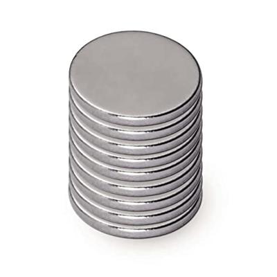 Maul Neodymium magneet (Ø x h) 10 mm x 1 mm Schijf Zilver 10 stuk(s) 6166196