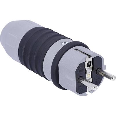 AS Schwabe 62301 Stekker met randaarde 230 V Grijs, Zwart IP54