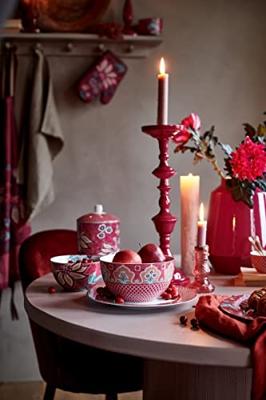 Pip Studio Flower Festival Kom Donkerroze 18 cm Pip Studio Flower Festival Kom Donkerroze 18 cm