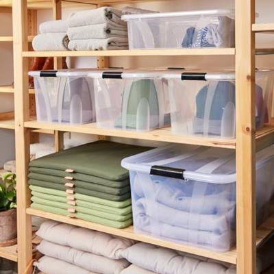 Siena HOME Opbergdoos Anzio Transparant 7 l (b x h x d) 385 x 111 x 254 mm 4 stuk(s)