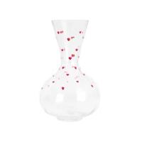 Sissy-Boy Glazen karaf met hartjes - thumbnail