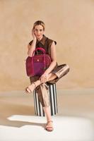 Pip Studio Felice Handtas Large Rood - thumbnail