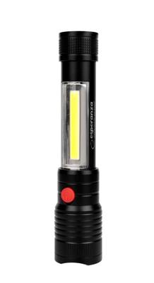 Esperanza Apate Zwart Zaklamp LED