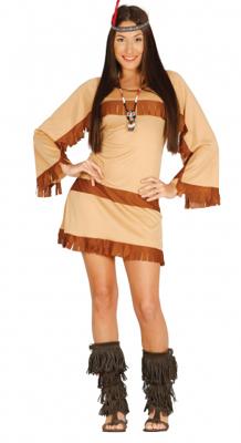 Pocahontas kostuum dame