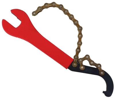 Radon Universal Chain Whip incl. Pedal Wrench 15/16mm & Hook Wrench