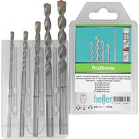 Heller ProXtreme 28264 2 Carbide Beton-spiraalboren set 5-delig 4 mm, 5 mm, 6 mm, 8 mm, 10 mm Driehoekschacht 1 set(s) - thumbnail