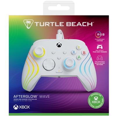 Gamepad - Xbox Series X|S, Xbox One en PC - Afterglow Wave - RGB - Bedraad - Wit - TURTLE BEACH