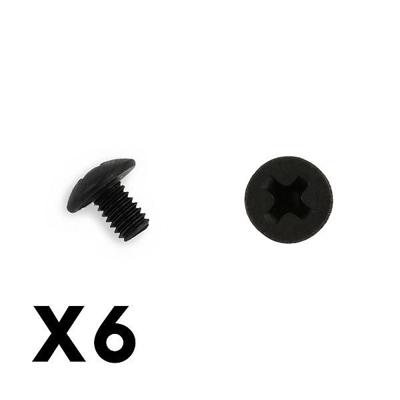 FTX - Philips/Cross Head Hex Screw 6Pcs M4*6 (FTX6529)