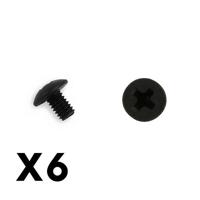 FTX - Philips/Cross Head Hex Screw 6Pcs M4*6 (FTX6529) - thumbnail