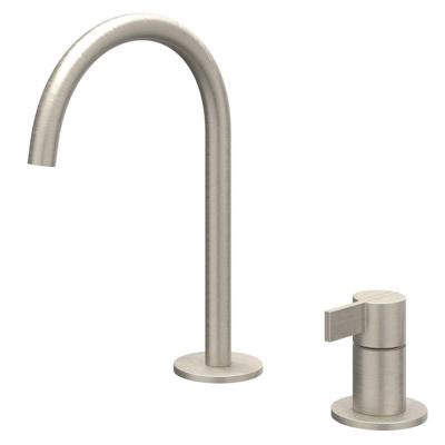 IVY Pact Wastafelkraan - 2-Gats Bladmontage - Geborsteld Nickel PVD