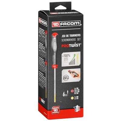 Facom set van 6 schroevendraaiers philips en sleuf - ATP.J6PB