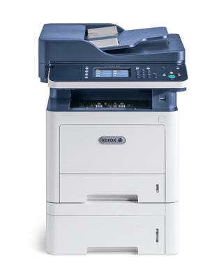 Xerox WorkCentre 3335 A4 33 ppm draadloze machine voor dubbelzijdig kopiëren en printen, scannen en faxen, geschikt voor PS3, PCL5e/6, voorzien van ADF en 2 laden voor totaal 300 vel Xerox WorkCentre 3335 A4 33 ppm draadloze machine voor dubbelzijdig kopiëren en printen, scannen en faxen, geschikt voor PS3, PCL5e/6, voorzien van ADF en 2 laden voor totaal 300 vel