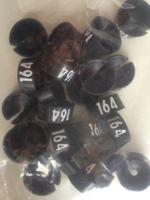 MB zwart/wit 164 voor op kledinghanger - thumbnail