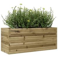 Plantenbak 110x40x45,5 cm gempregneerd grenenhout - thumbnail