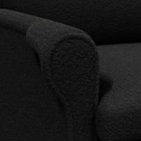 Fauteuil Zwart 76 x 94 x 102 cm Stof - thumbnail