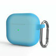 AirPods 3 hoesje - TPU - Slim fit series - Blauw transparant - thumbnail