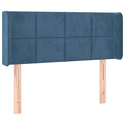 Hoofdbord LED 93x16x78/88 cm fluweel blauw