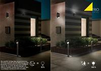 Trio Led muurlampAvon met bewegingssensor - 270669142 - thumbnail
