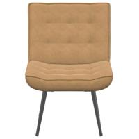 Relaxstoel 64x74x84 cm fluweel bruin - thumbnail