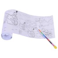 Kleurplaat op Rol met Kleurpotlood - thumbnail