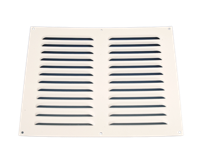 Aluminium Schoepenrooster Opbouw 300 X 250mm - Wit (1-3025w) - thumbnail