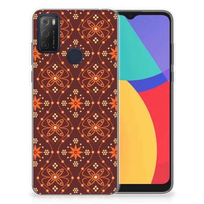 Alcatel 1S (2021) | TPU bumper | Batik Brown Alcatel 1S (2021) | TPU bumper | Batik Brown