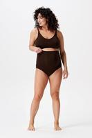 Noppies Nisa Naadloze Sensil Zwangerschapsslip Coffee Bean - thumbnail