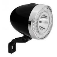 Cycle Tech koplamp Retro 15 lux batterij led zwart - thumbnail