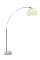 Brilliant Vessa 92940/75 Staande lamp E27 60 W Chroom, Wit - thumbnail